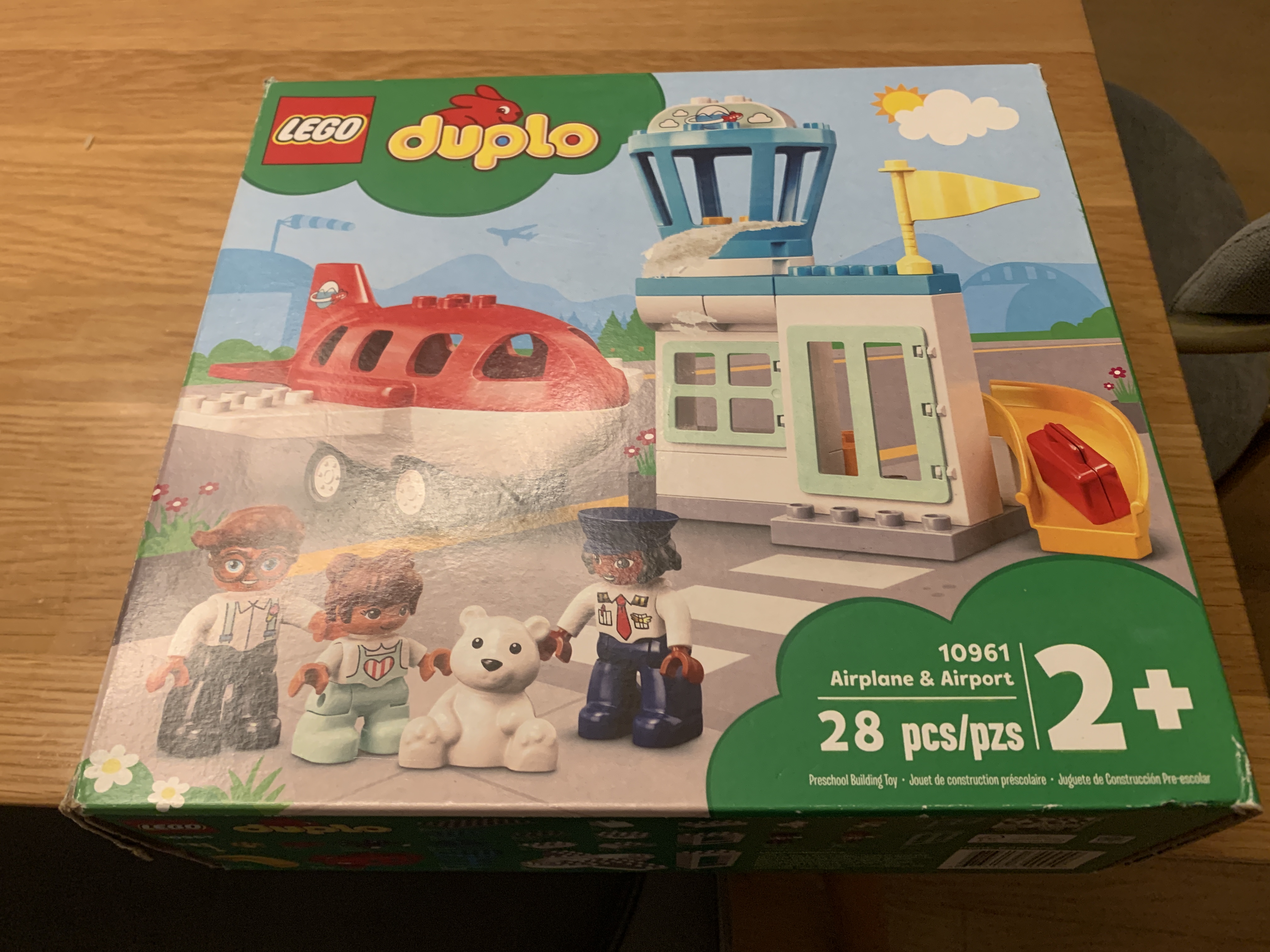 Pre-owned LEGO Duplo Airplane & Airport set 10961.